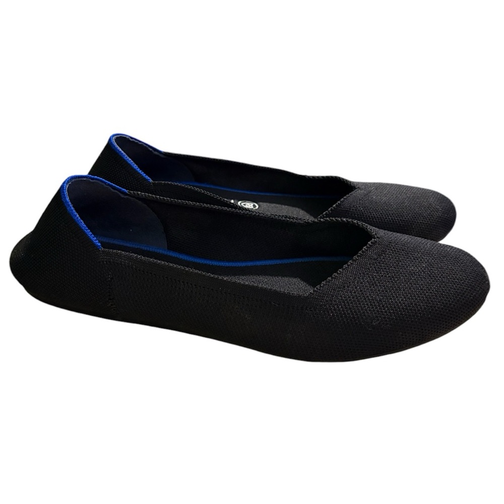 Rothy’s The Flat In Solid Black Round Toe Classic… - image 7